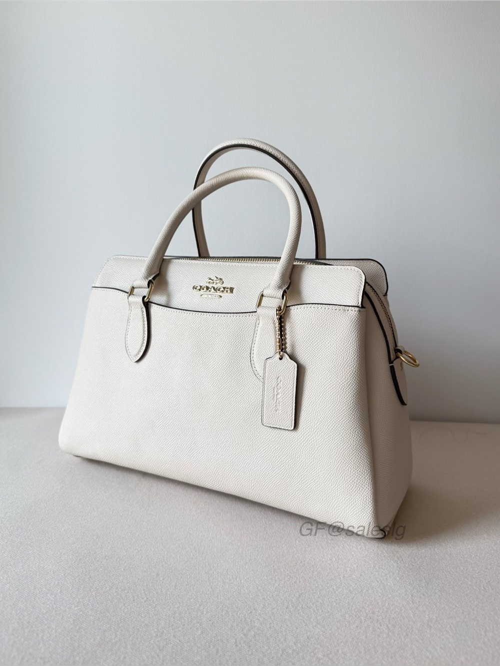 NWT Coach Darcie Carryall Handbag Crossbody Chalk White CH290 Multi Compartment